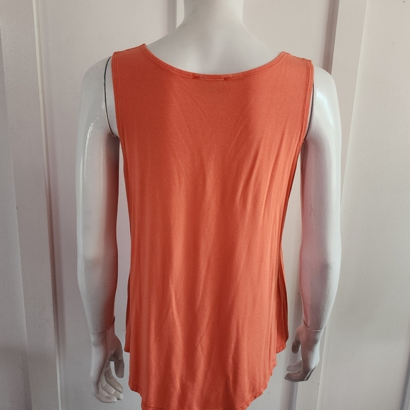 Chantal Côté Design orange sleeveless top/ camisole size S - Picture 5 of 10